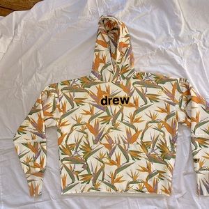 Brand New DREW house Justin Bieber hooded sweatshirt- “birds of paradise” drop
